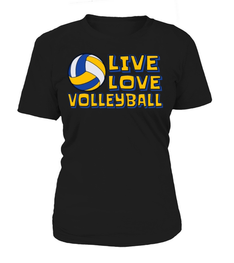 Live Love Volleyball Player Coach Team Trainer Women's T-Shirt