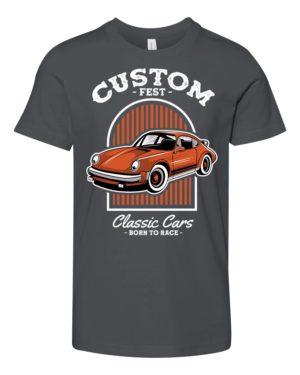 Classic Car Custom Fest Youth Unisex Jersey Tee