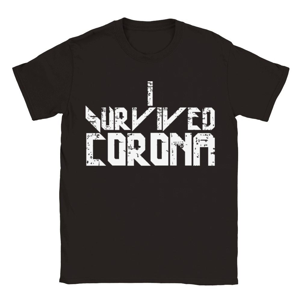 I survived Corona slogan Classic Kids Crewneck T-shirt
