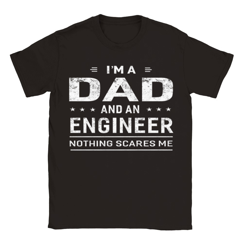 Im A Dad and Engineer Funny Father Gift Vintage Classic Kids Crewneck T-shirt