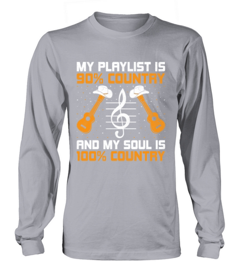 County Music Vintage Music Lover Western Country C Long sleeved Unisex