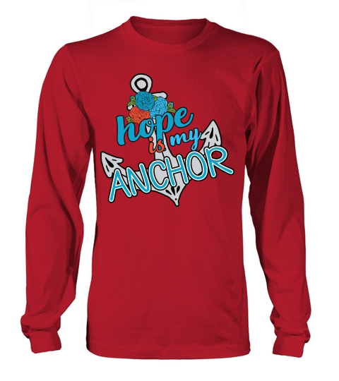 Hope is My Anchor Floral Long sleeved Unisex