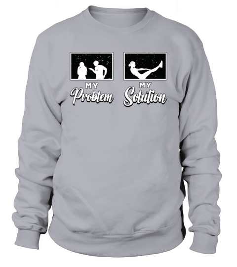 Pilates Lover My Problem My Pictogram Mom Dad Sweatshirt Unisex