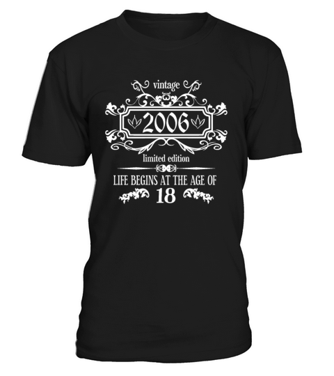 18th birthday vintage 2006 vintage T-Shirt Unisex