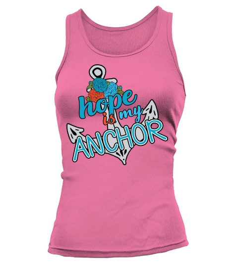 Hope is My Anchor Floral Tank top Woman