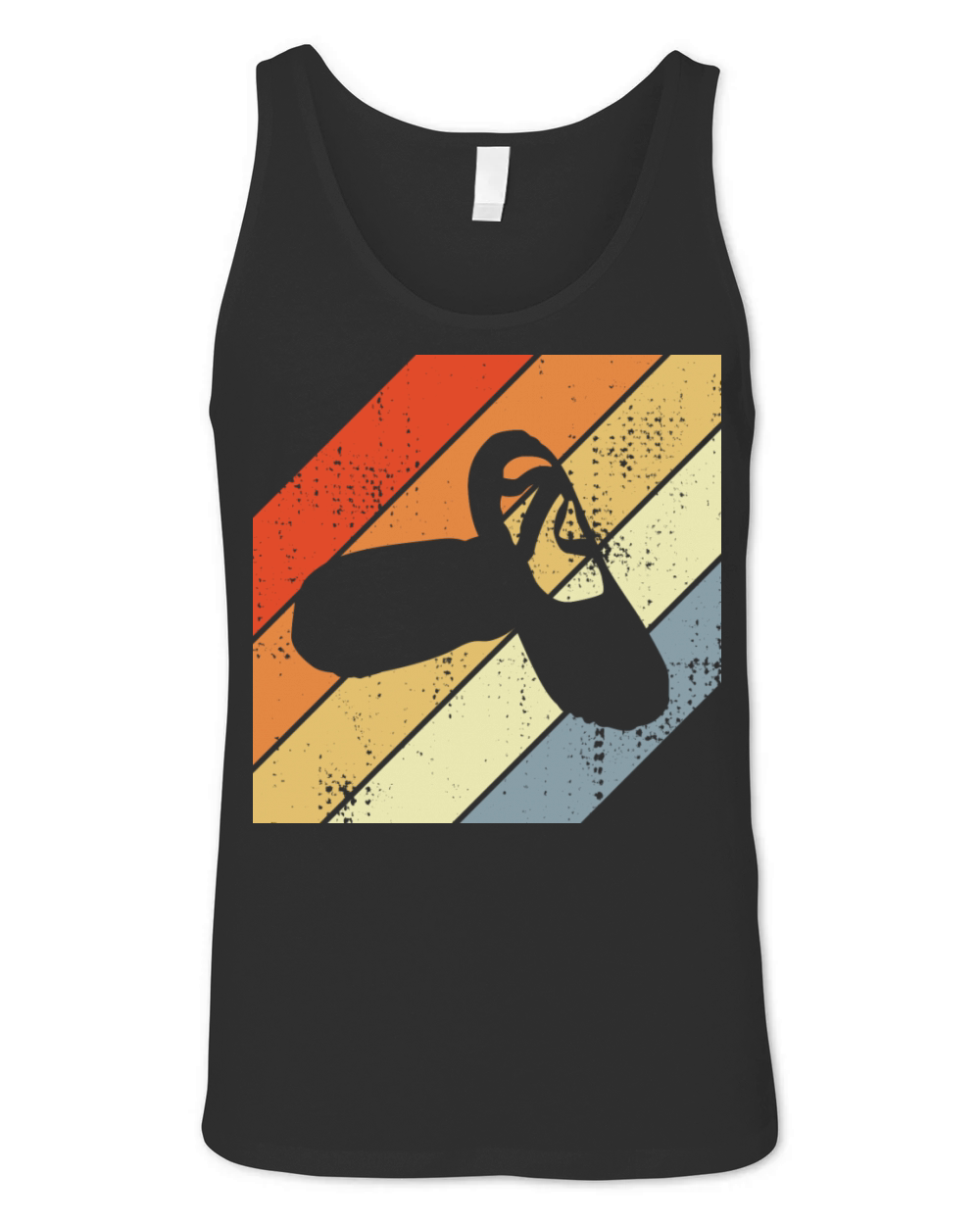 Ballet Shoes Vintage Look Unisex Jersey Tank