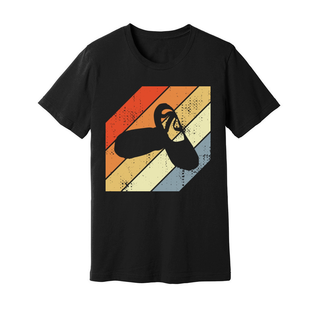 Ballet Shoes Vintage Look Unisex Jersey Tee