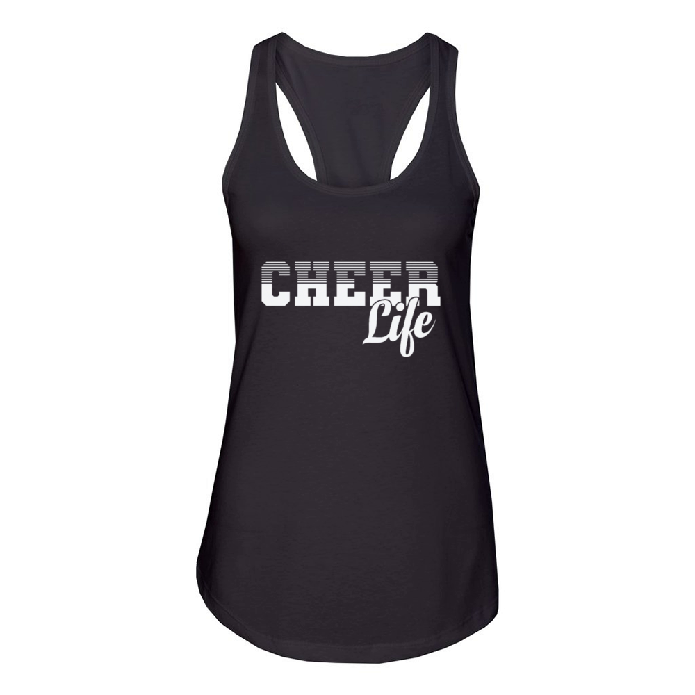 Cheer Life Cheerleader Sports Gymnastics Women's Racerback Tank