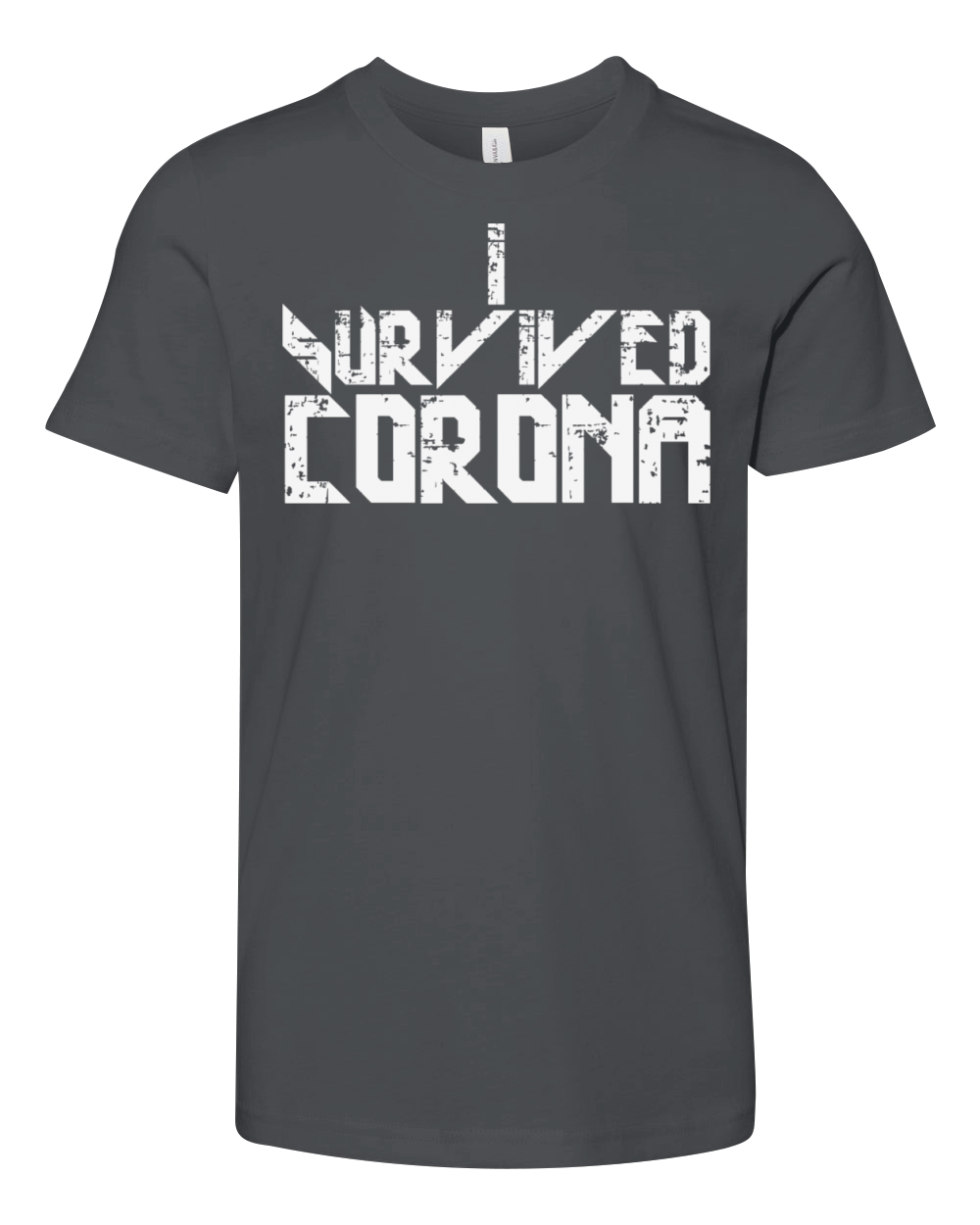 I survived Corona slogan Youth Unisex Jersey Tee