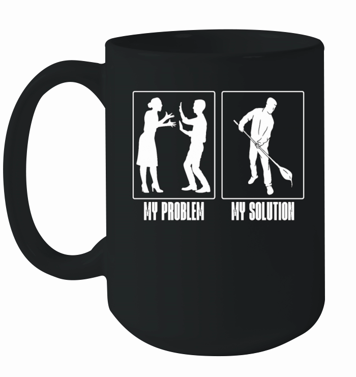 Glassblower My Problem My Solution Pictogram Dad Ceramic Mug