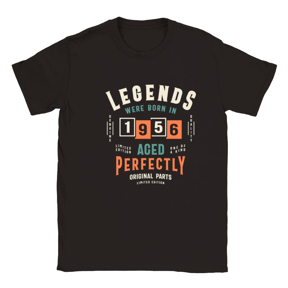 1956 68th Birthday Gifts 68 Year Old Men Women Classic Kids Crewneck T-shirt