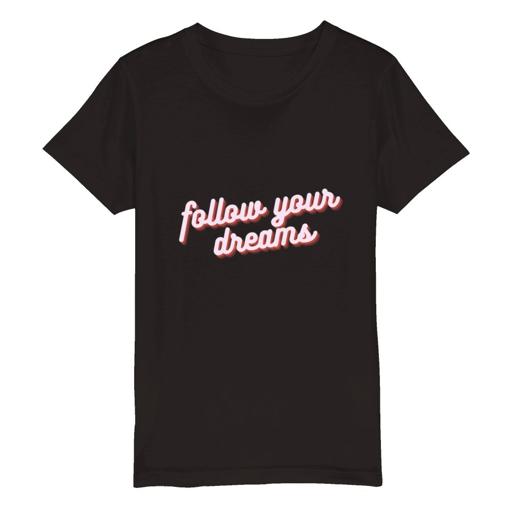 Follow your heart Organic Kids Crewneck T-shirt