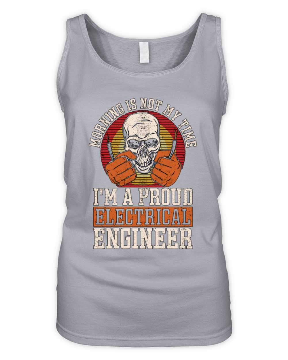 Electrical Engineer Morning Is Not My Engineering Organic Women's Tank Top