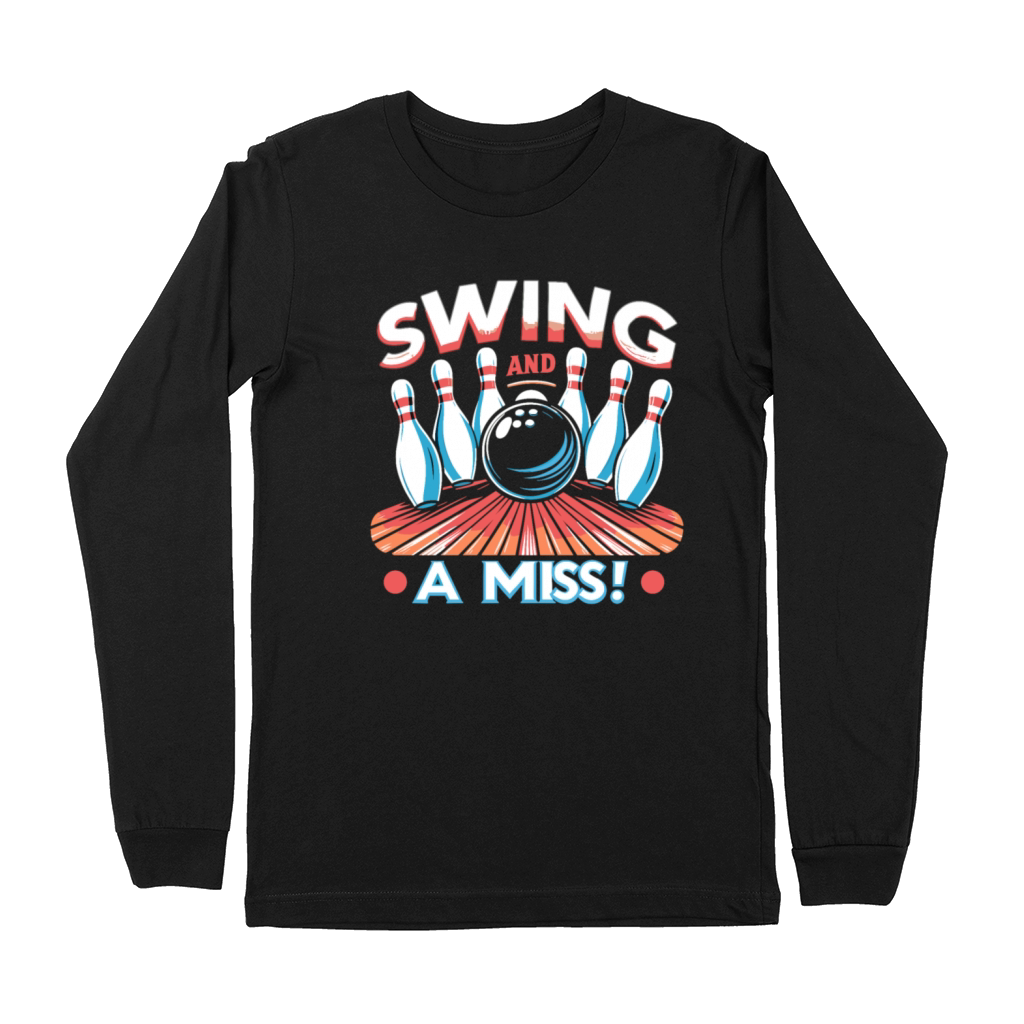 Funny Bowling Team Bowler Strike Bowling Club Premium Long Sleeve