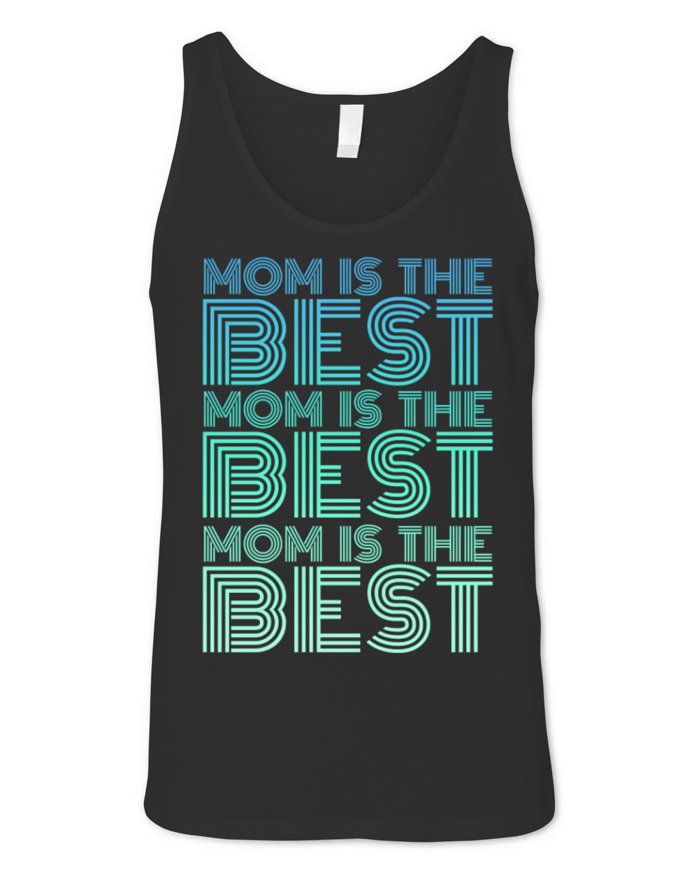 Mom is the Best Vintage Unisex Jersey Tank