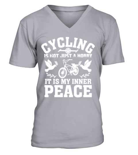 Cycling-Hobbie V-Neck T-shirt