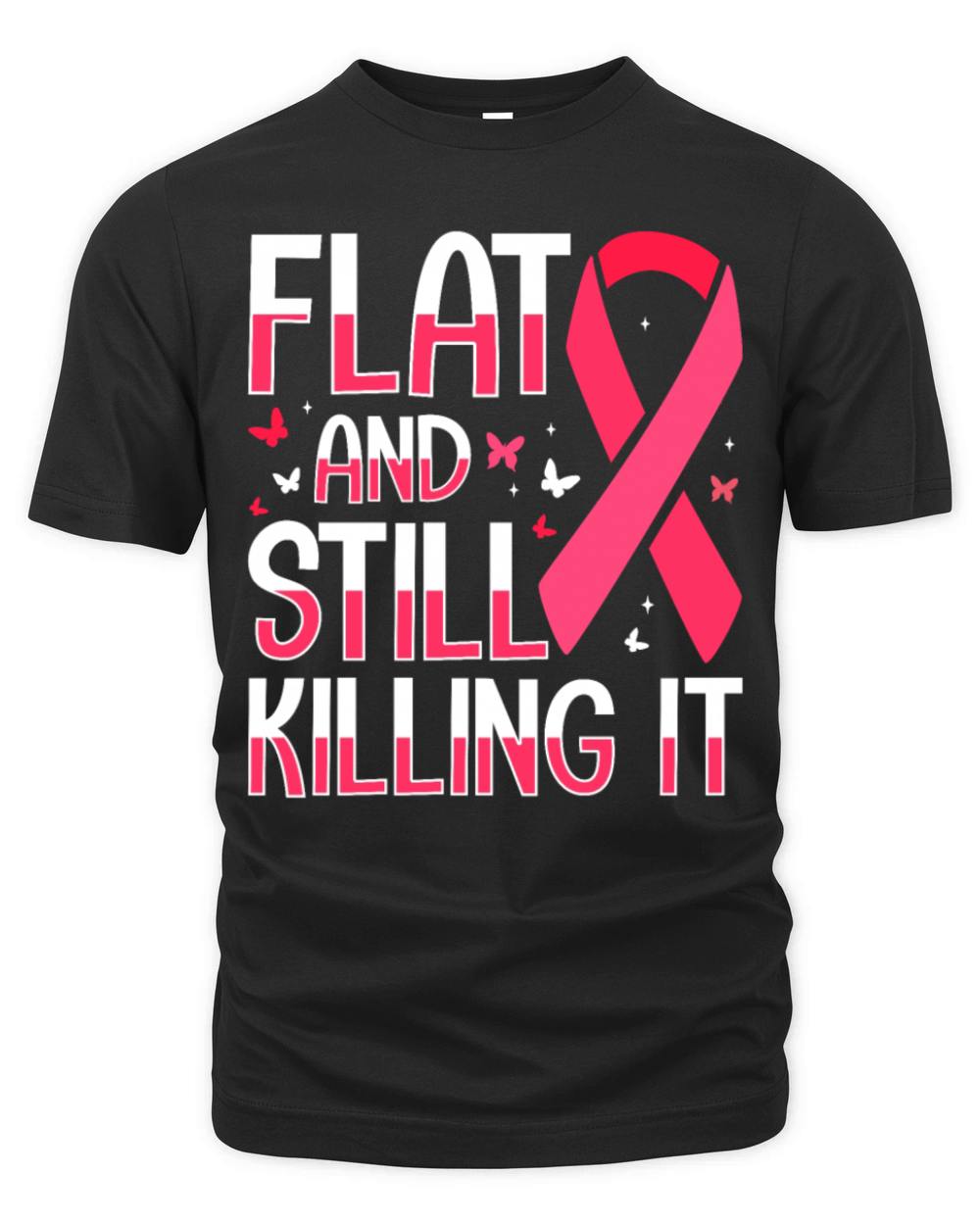 Mastectomy Cancer Survivor Inspiring Design Emblem Organic Unisex T-shirt