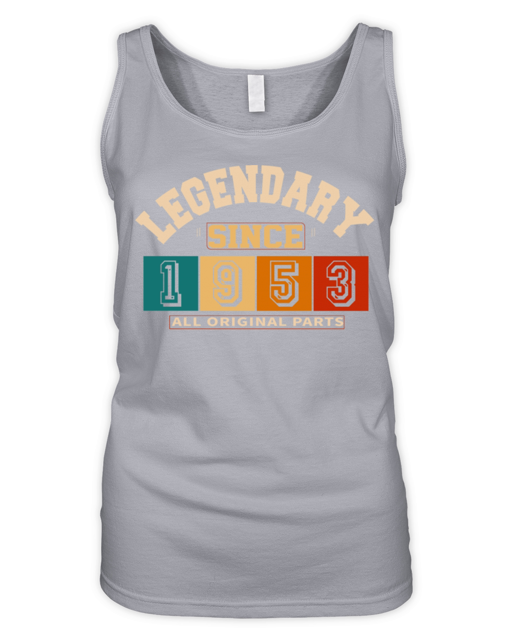 Legendary since 1953 Vintage Retro Anniversary Organic Women's Tank Top