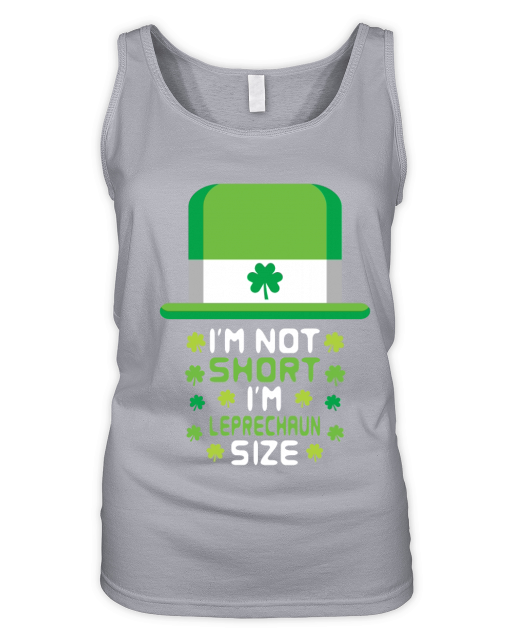 sketch I m Not Short I m Leprechaun Size Organic Women's Tank Top