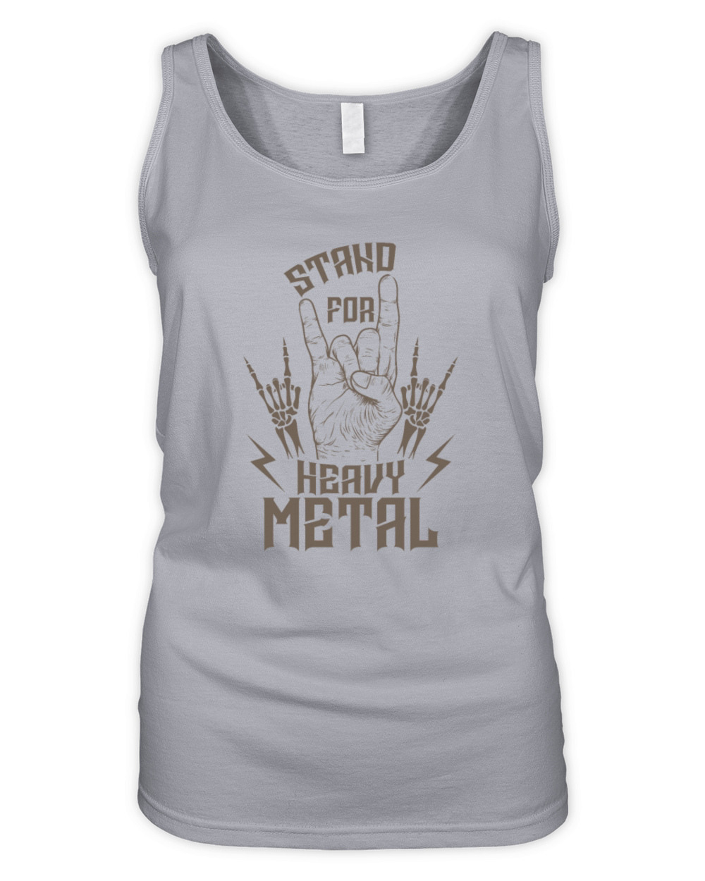 Stand for Heavy Metal Music Band Genre Organic Women's Tank Top