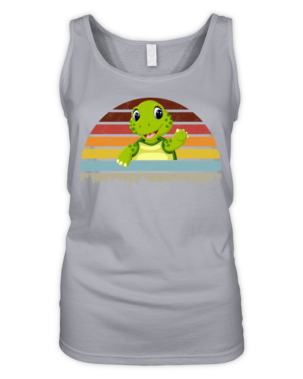 Turtle Vintage Organic Women's Tank Top
