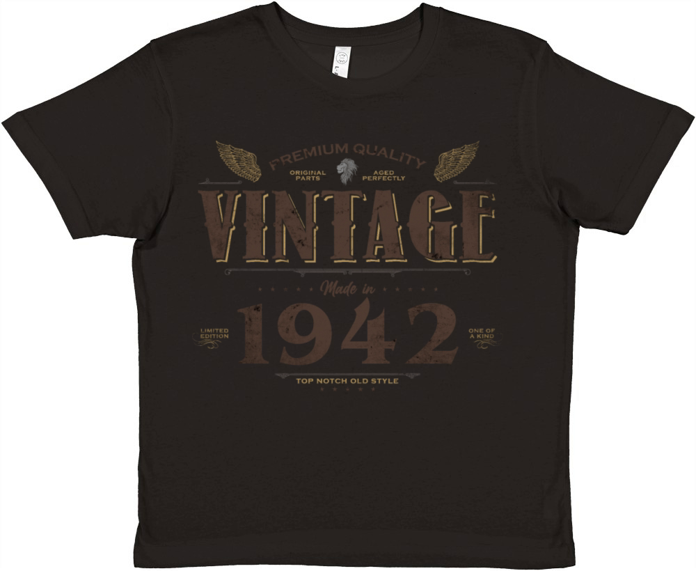 82 Years Old Vintage 1942 Limited Edition 82nd Premium Kids Crewneck T-shirt