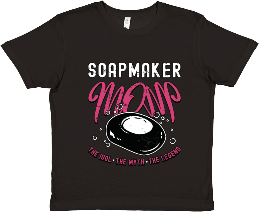 Soapmaker Mom The Idol The Myth The Soapmaking Premium Kids Crewneck T-shirt