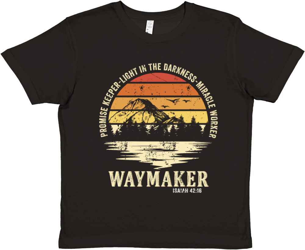 Waymaker Promise Keeper Miracle Worker Premium Kids Crewneck T-shirt