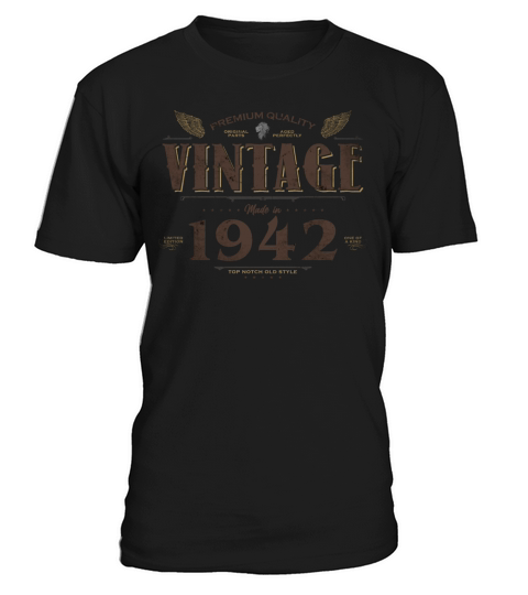 82 Years Old Vintage 1942 Limited Edition 82nd T-Shirt Unisex