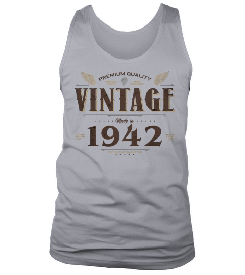 82 Years Old Vintage 1942 Limited Edition 82nd Tank Top Unisex