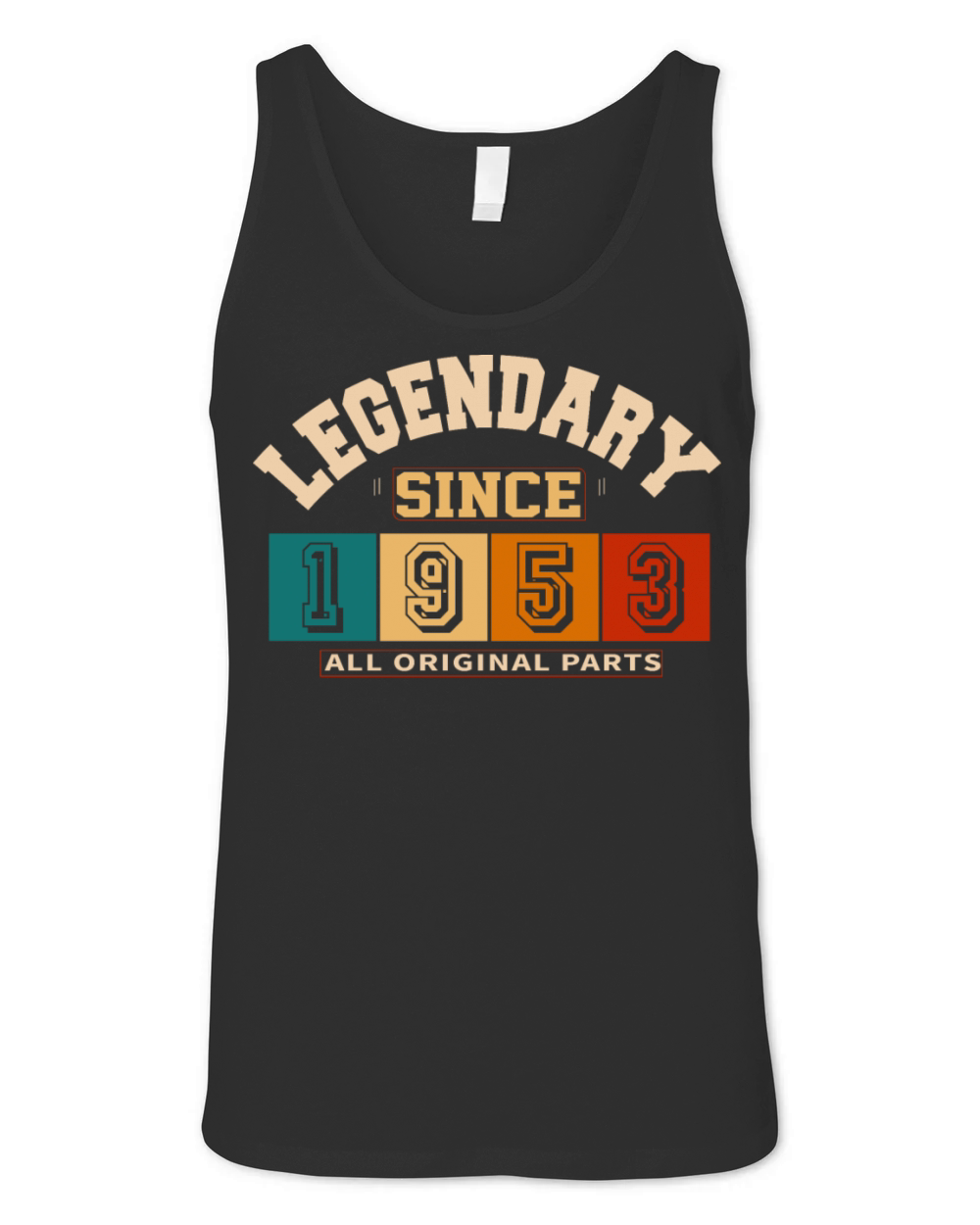 Legendary since 1953 Vintage Retro Anniversary Unisex Jersey Tank