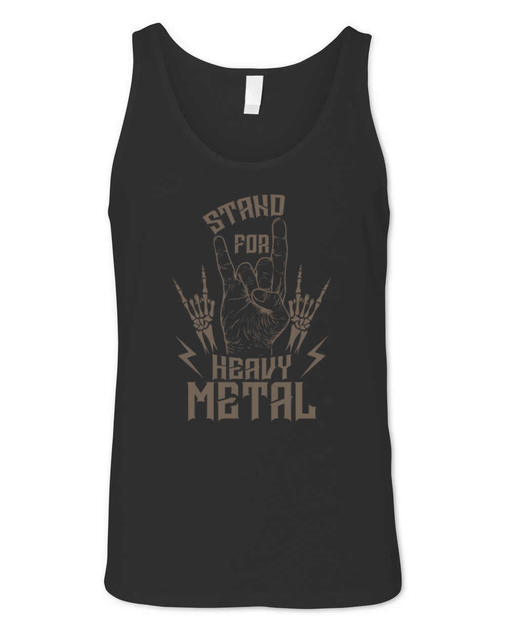 Stand for Heavy Metal Music Band Genre Unisex Jersey Tank