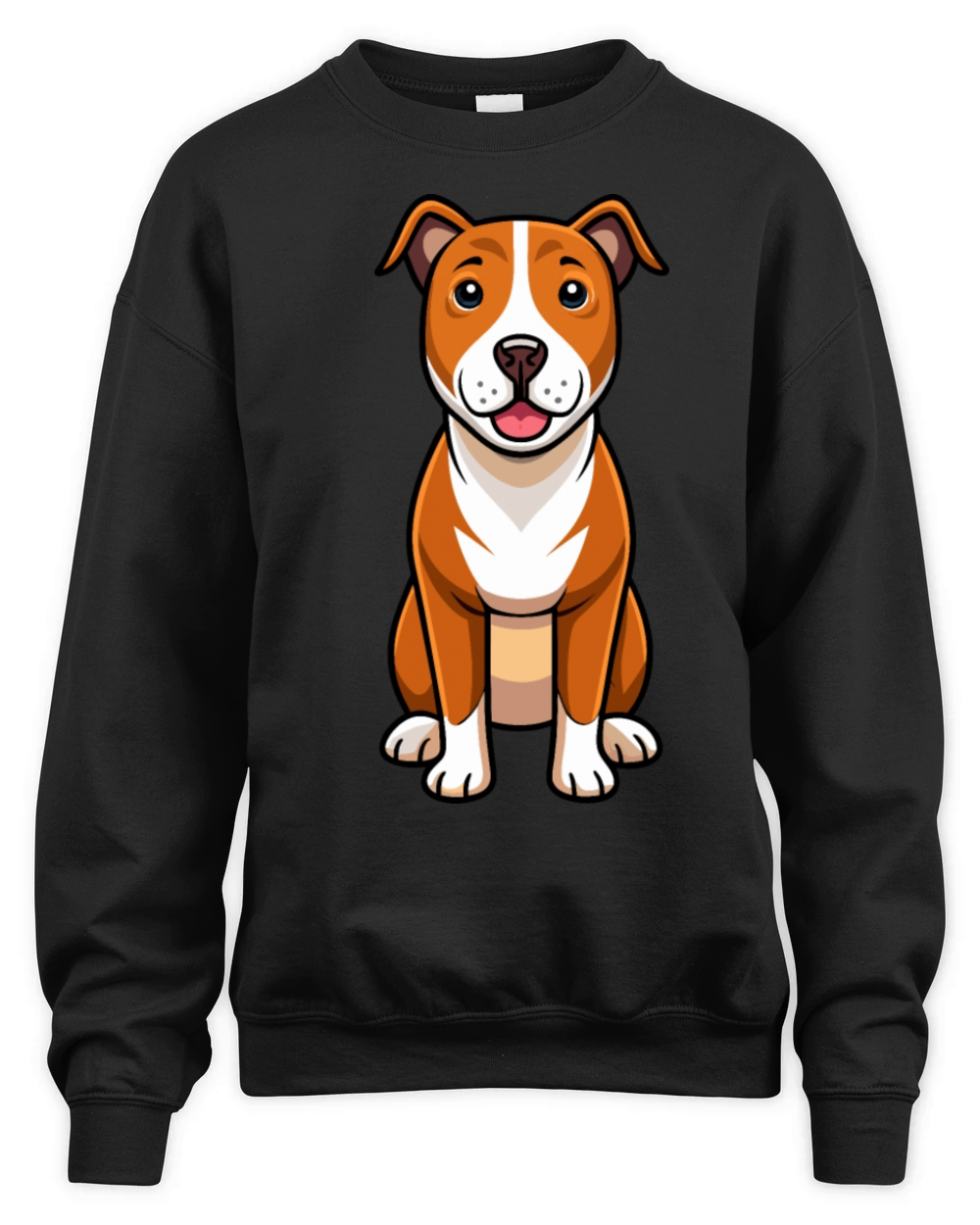 Loyal Staffordshire Terrier Portrait Unisex Premium Crewneck Sweatshirt