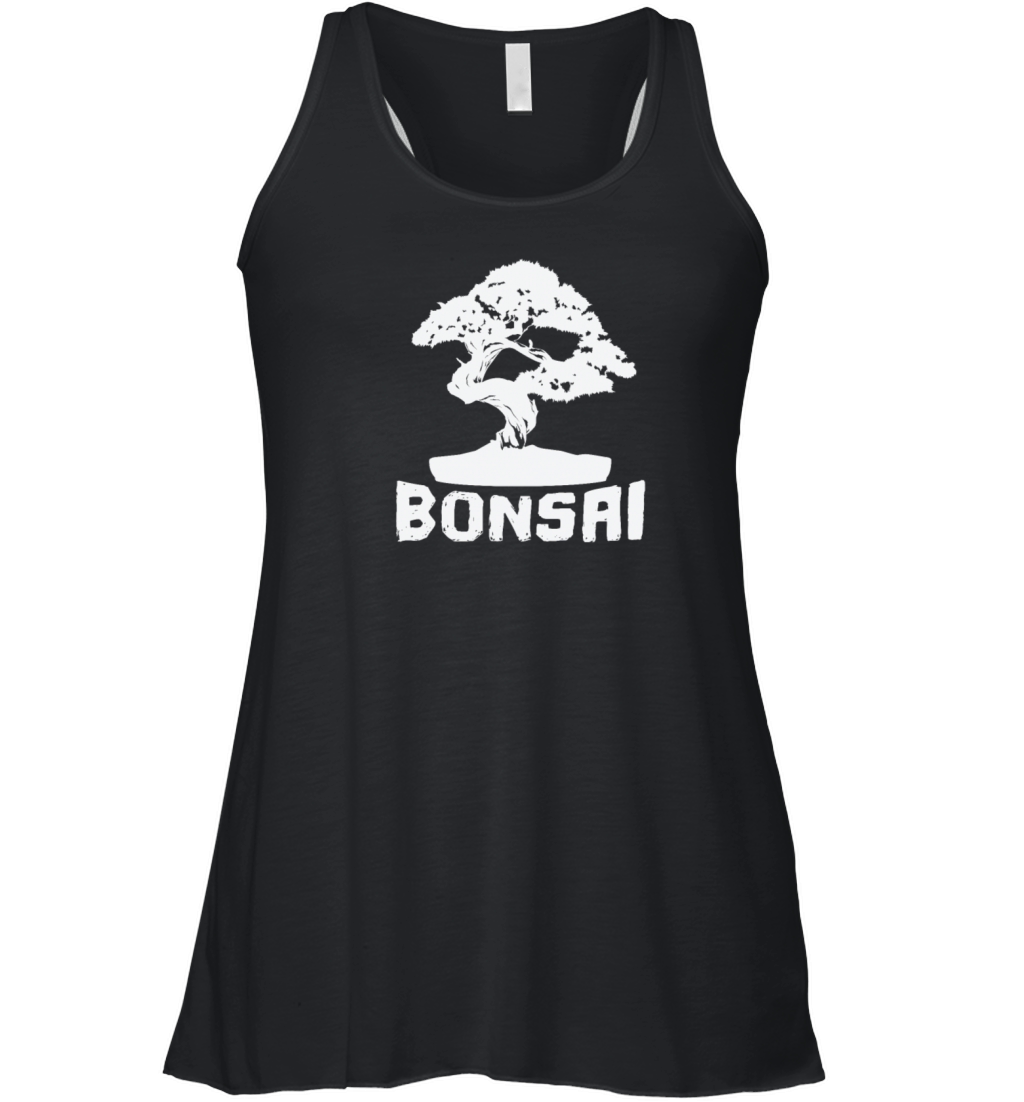 Bonsai Garden Art mini Tree Japan Women's Flowy Tank Top