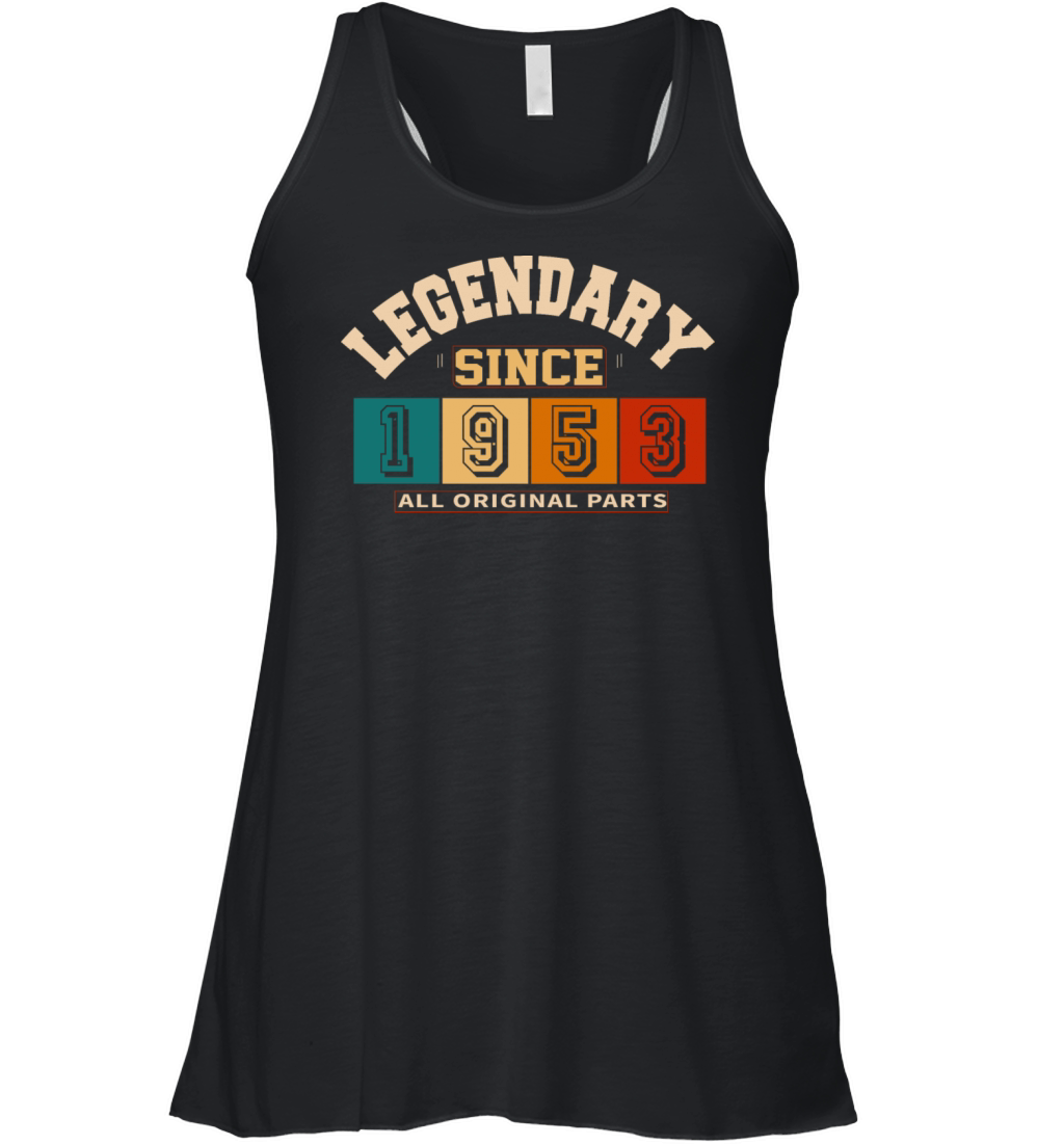 Legendary since 1953 Vintage Retro Anniversary Women's Flowy Tank Top