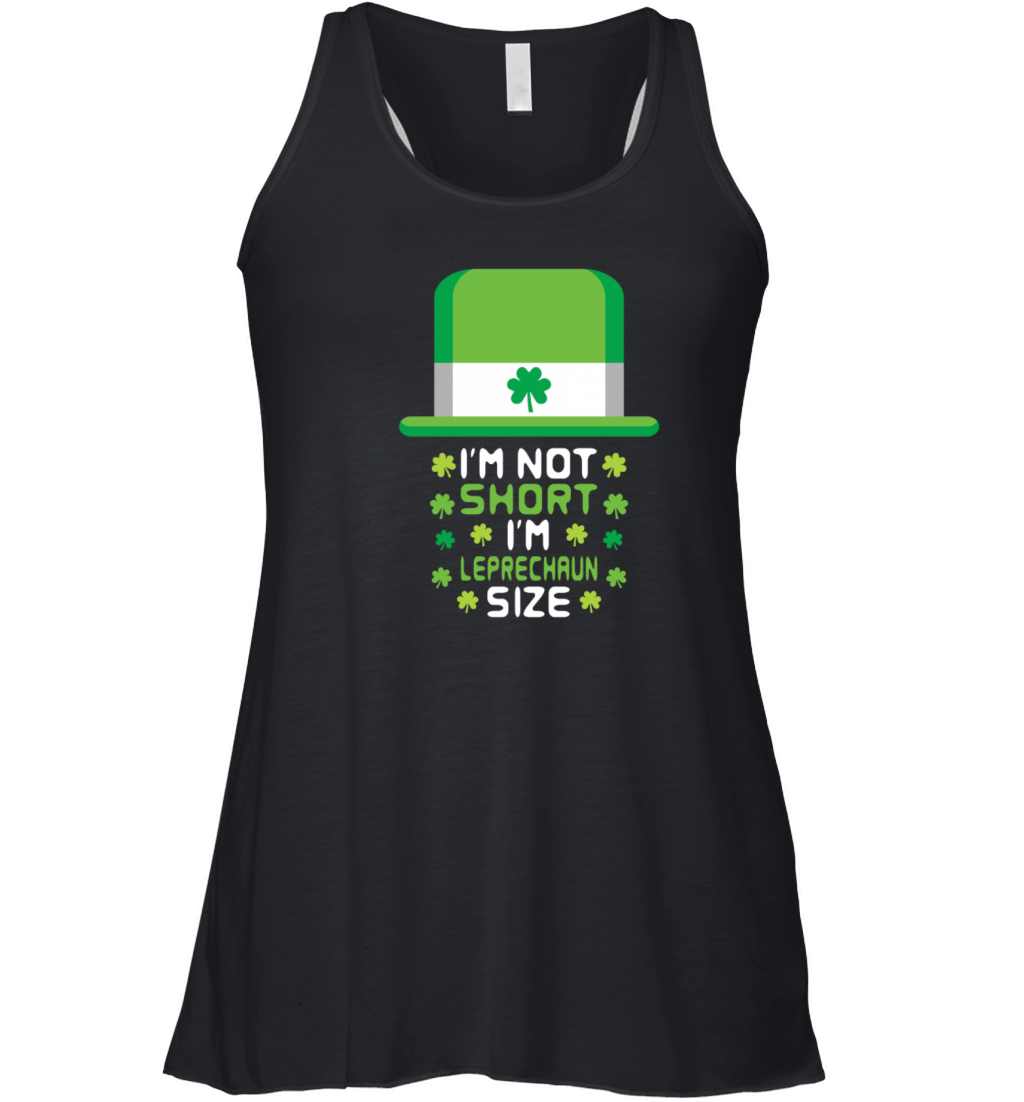 sketch I m Not Short I m Leprechaun Size Women's Flowy Tank Top