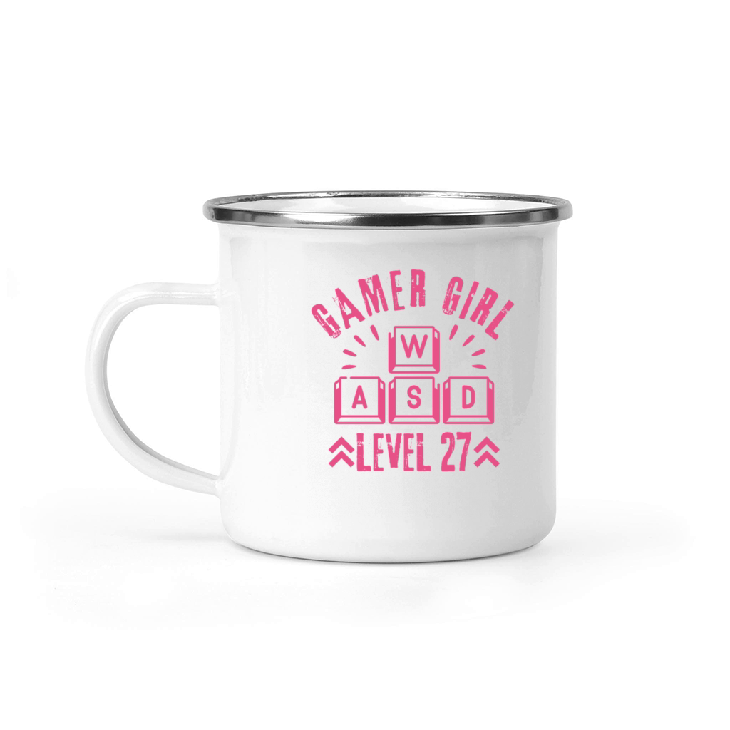 Gamer Girl 27 Birthday Camping Mug