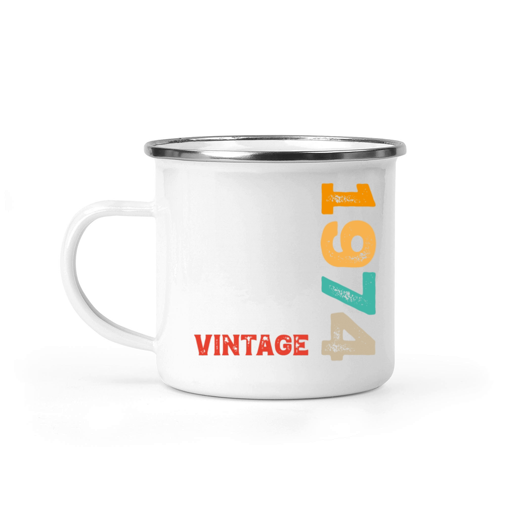 Vintage 1974 - Birthday Camping Mug