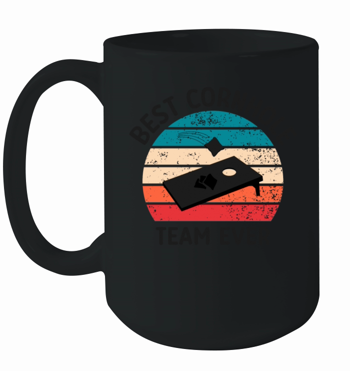 Best Cornhole Team Ever Cornhole Game Ceramic Mug