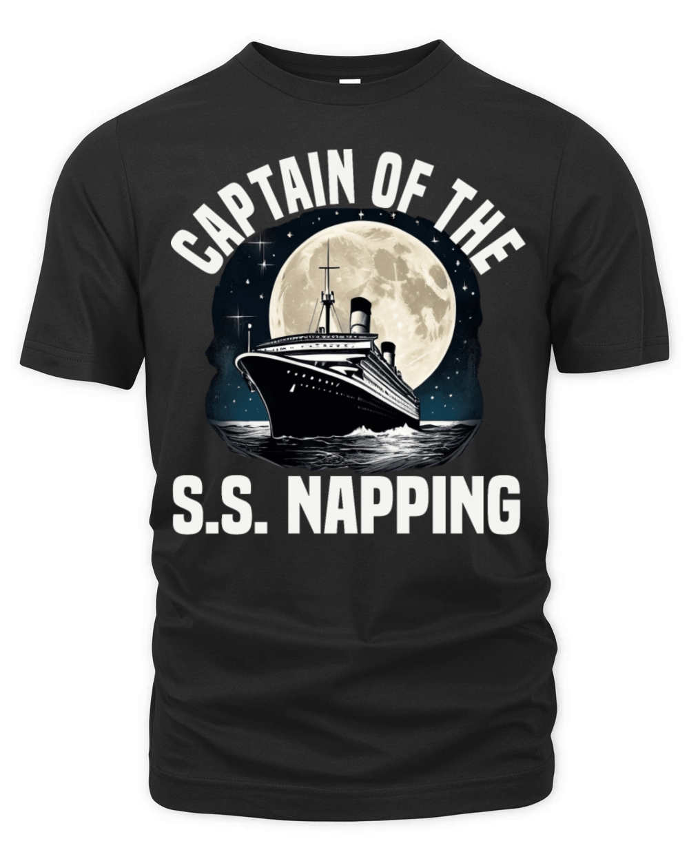 Captain Of Ss Napping Cruise Ship Vacation Group Organic Unisex T-shirt
