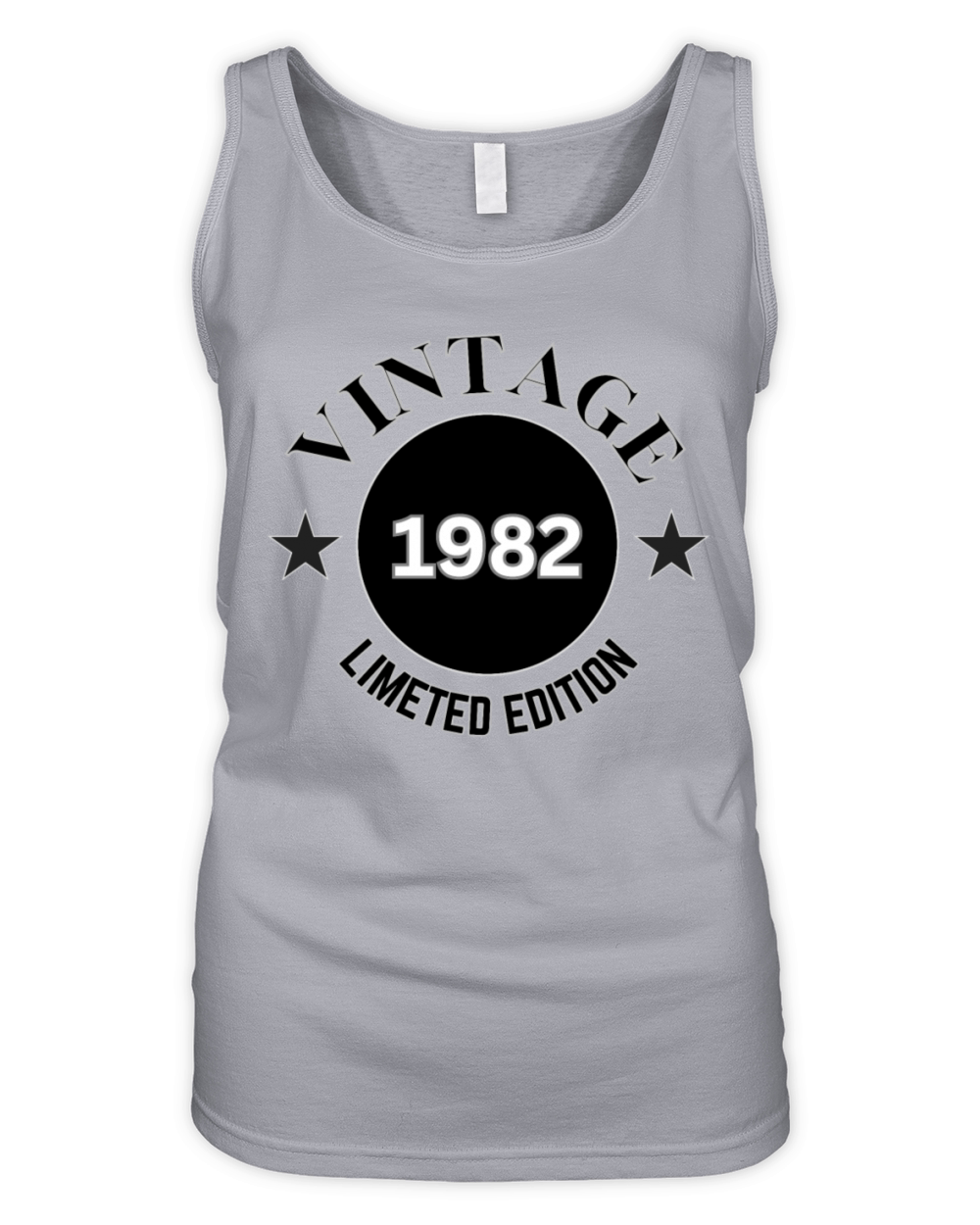 42 Year Old Vintage 1982 Limited Edition Organic Women's Tank Top