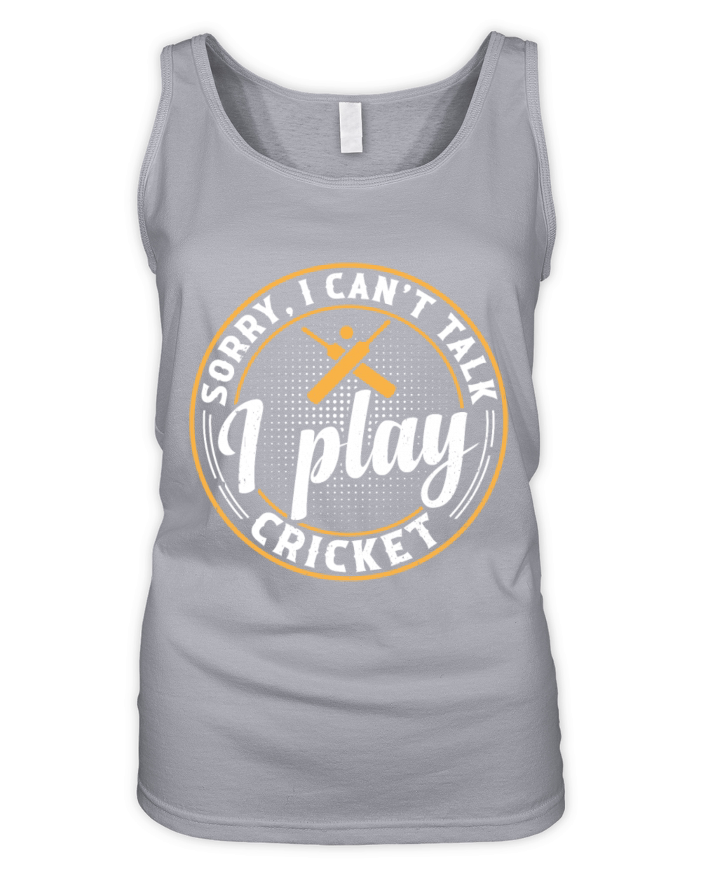 Cricketing Cricket Sport - Sorry I Cant Talk I Pl Organic Women's Tank Top