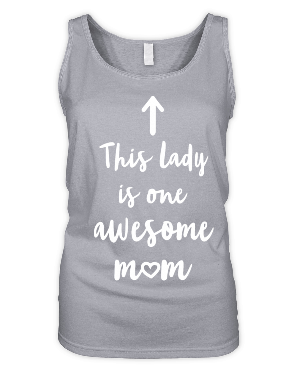 This lady is one awesome mom Organic Women's Tank Top