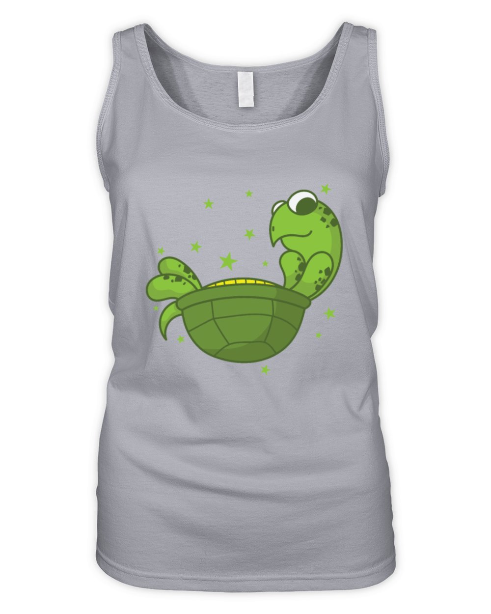 Turtle on protective Shell Reptile Organic Women's Tank Top