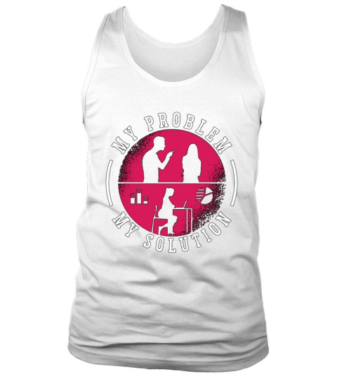 Data Analyst My Problem My Solution Pictogram Mom Tank Top Unisex