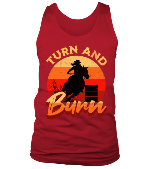 Turn and Burn Barrel Racing Tank Top Unisex