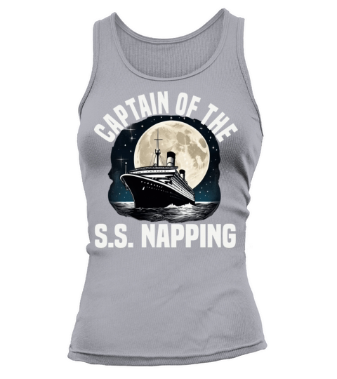 Captain Of Ss Napping Cruise Ship Vacation Group Tank top Woman