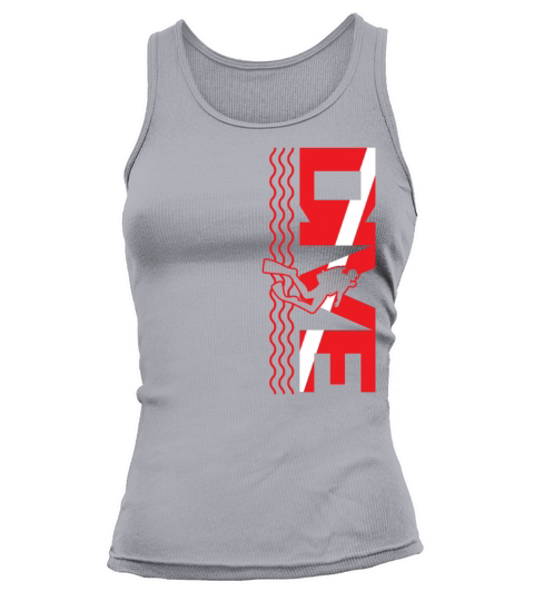 Vintage Distressed Scuba Diving Snorkeling Dive Tank top Woman