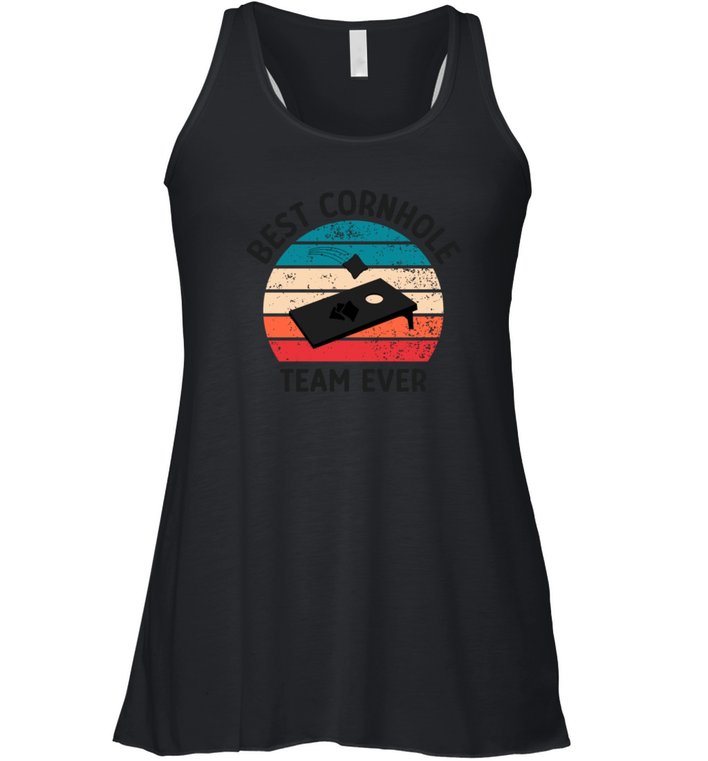 Best Cornhole Team Ever Cornhole Game Women's Flowy Tank Top
