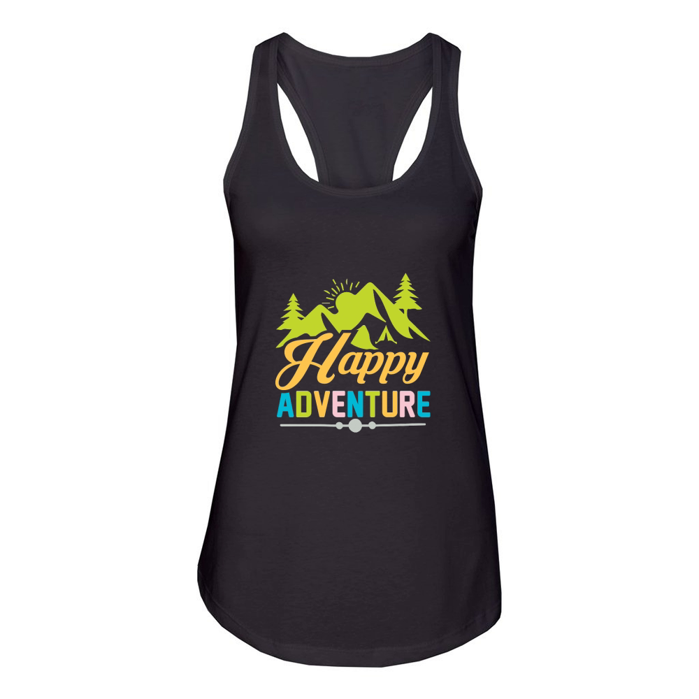 Happy Adventure Women's Racerback Tank